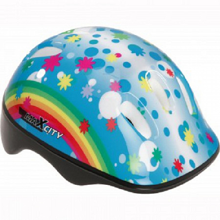 Шлем для роликовых коньков Maxcity Baby Rainbow