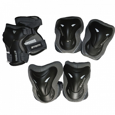 Комплект защиты для роликов Atemi Lux black (AASG-01)