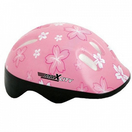 Шлем для роликовых коньков Maxcity Baby flower