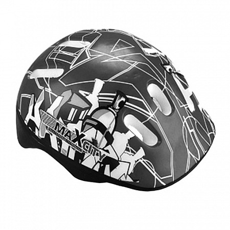 Шлем для роликовых коньков Maxcity Baby City black