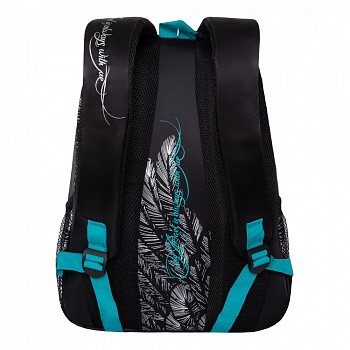 На картинке изображен Рюкзак школьный GRIZZLY RD-837-3 /1 light blue Рюкзак школьный GRIZZLY RD-837-3 /1 light blue