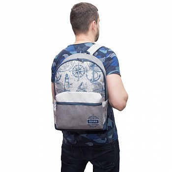 Городской рюкзак GRIZZLY RQ-007-4 /1 blue/grey