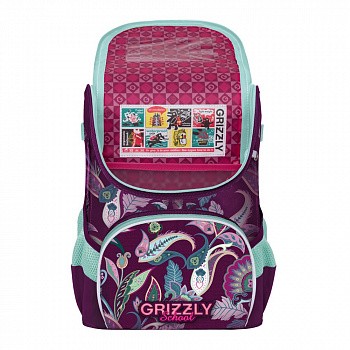 Рюкзак школьный GRIZZLY RAn-082-2 /1 purple