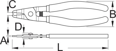 Щипцы для замыкающего звена Unior 177 мм