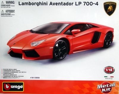 Коллекционная машина Bburago 1:18 Lamborghini Aventador (18-15056)