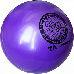 Мяч для художественной гимнастики Indigo d19 400 гр purple