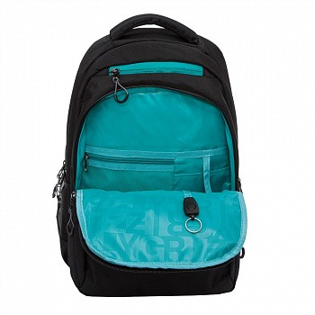 Городской рюкзак GRIZZLY RU-030-2 /3 black/turquoise