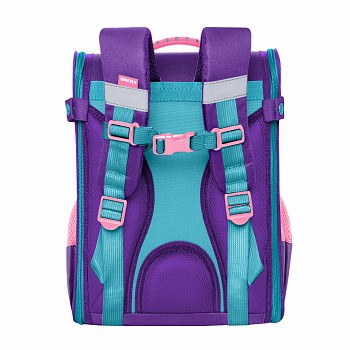 Рюкзак школьный GRIZZLY RAn-082-6 /1 purple/light blue