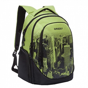 Городской рюкзак GRIZZLY RU-037-4 /1 light green