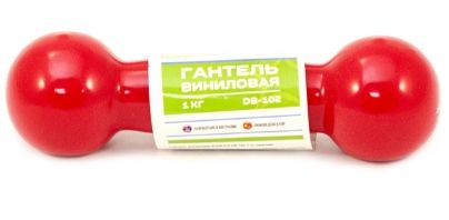 Гантель виниловая Starfit DB-102 1 кг red