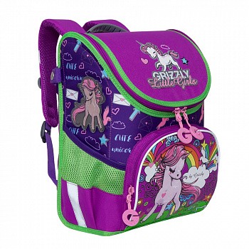 Рюкзак школьный GRIZZLY RA-981-2 /2 purple/amethyst