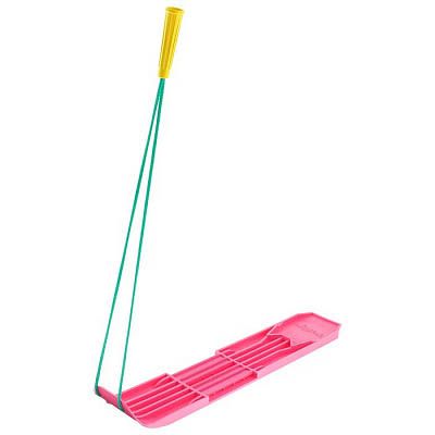 Лыжи Тяни-толкай Мини сноуборд в сетке pink