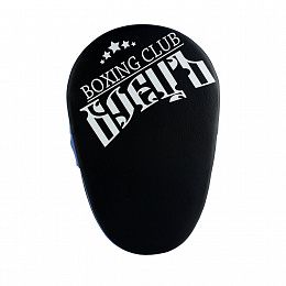 На картинке изображен Лапы боксерские прямые БОЕЦЪ 211 black/blue Лапы боксерские прямые БОЕЦЪ 211 black/blue