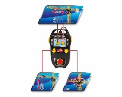 Строительная техника Dickie Toys Кран подъемный башенный 1.2 м (203462412)