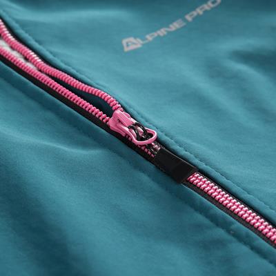 На картинке изображен Куртка женская Alpine Pro Nootka 6 LJCP340599 Turquoise Куртка женская Alpine Pro Nootka 6 LJCP340599 Turquoise