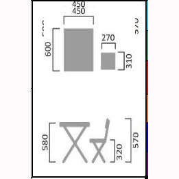 Комплект детской мебели Galaxy blue
