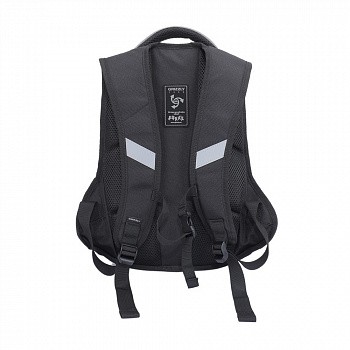На картинке изображен Рюкзак школьный GRIZZLY RB-050-2 /3 black/grey Рюкзак школьный GRIZZLY RB-050-2 /3 black/grey