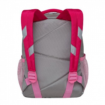 Рюкзак детский GRIZZLY RK-076-1 /3 bright/pink/light grey