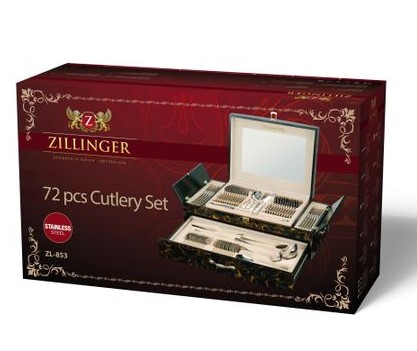 На картинке изображен Набор столовых приборов Zillinger ZL-849 Yana Набор столовых приборов Zillinger ZL-849 Yana