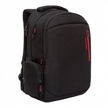 Городской рюкзак GRIZZLY RQ-012-1 /1 black/red