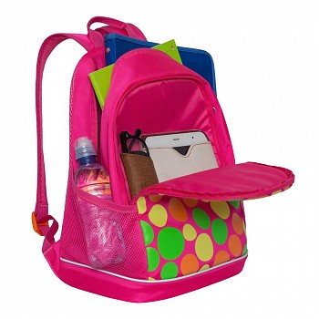 Рюкзак школьный GRIZZLY RG-063-5 /3 bright/pink