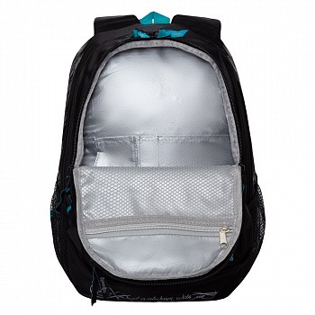 На картинке изображен Рюкзак школьный GRIZZLY RD-837-3 /1 light blue Рюкзак школьный GRIZZLY RD-837-3 /1 light blue