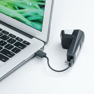 Велофара передняя Topeak SoundLite USB TMS077W white
