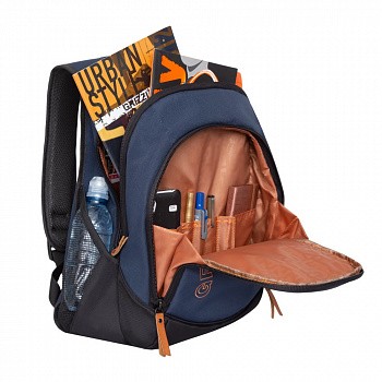 Рюкзак школьный GRIZZLY RU-928-2 /2 blue