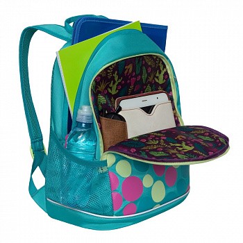 Рюкзак школьный GRIZZLY RG-063-5 /1 turquoise
