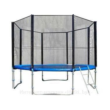 Батут Atlas Sport 252 см - 8ft Pro (усиленные опоры) с сеткой и лестницей
