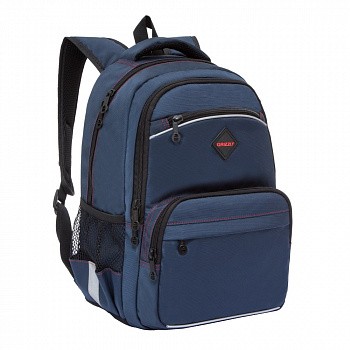 Рюкзак школьный GRIZZLY RB-962-2 /3 blue
