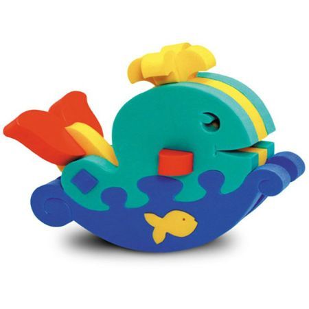 Мягкий конструктор Флексика "Кит-качалка" 45481