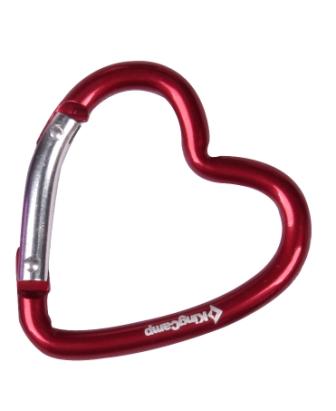 Брелок KingCamp Carabiner Heart 8017