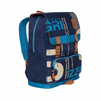 Рюкзак школьный GRIZZLY RU-929-1 /3 dark blue/blue