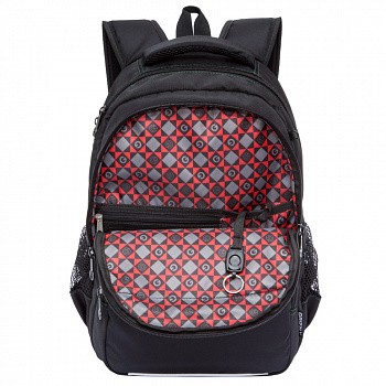На картинке изображен Рюкзак школьный GRIZZLY RB-962-2 /1 black/green Рюкзак школьный GRIZZLY RB-962-2 /1 black/green