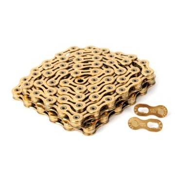 Велоцепь KMC X10SL, 10 скоростей, 114L, Gold, BXSL10T4