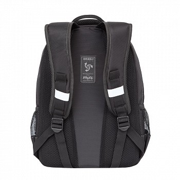 Рюкзак школьный GRIZZLY RB-962-2 /2 black/grey