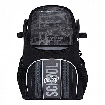 Рюкзак школьный GRIZZLY RAn-083-6 /1 black/white