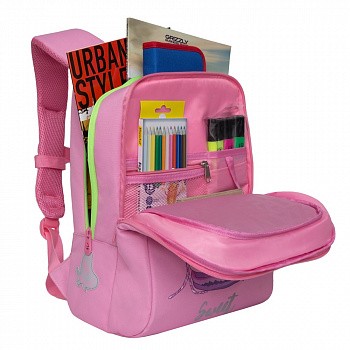 Рюкзак школьный GRIZZLY RG-066-1 /3 pink