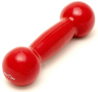 Гантель виниловая Starfit DB-102 1 кг red