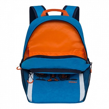 Рюкзак школьный GRIZZLY RB-051-4 /2 azure