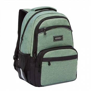 Рюкзак школьный GRIZZLY RB-054-6 /5 green