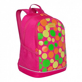Рюкзак школьный GRIZZLY RG-063-5 /3 bright/pink