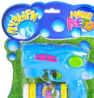 Пистолет с мыльными пузырями Bondibon Наше Лето 6688B