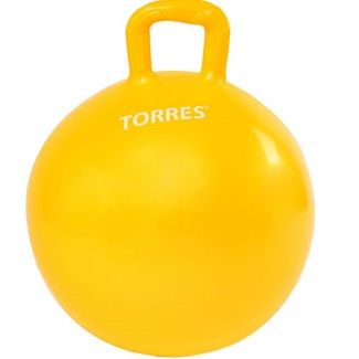 Мяч попрыгун, для фитнеса (фитбол) Torres AL100545 (45см) Yellow