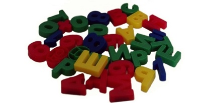 Мозаика магнитная Magneticus Буквы и цифры OBU 003