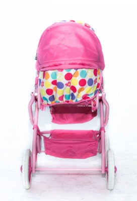 Коляска для кукол RT 753 dark pink