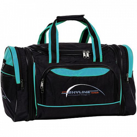 Спортивная сумка Polar 6067-2 black/turquoise