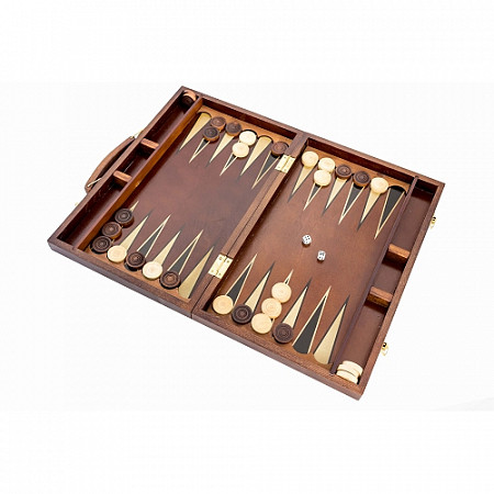 На картинке изображен Настольная игра Нарды 38Х19Х5 см 8781/DH-1 + спиннер Настольная игра Нарды 38Х19Х5 см 8781/DH-1 + спиннер