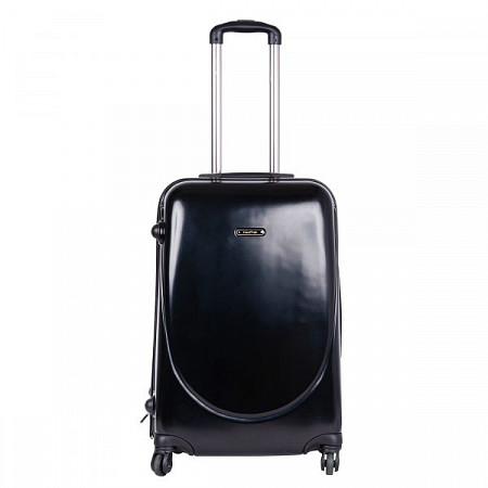 На картинке изображен Чемодан малый Polar Р1053 20" 3-ой black Чемодан малый Polar Р1053 20" 3-ой black